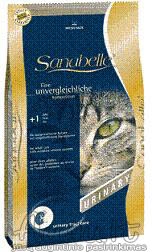 Bosch Sanabelle Urinary - pašaras, kuriame sumažintas proteino ir mineralinių medžiagų kiekis, skirtas suaugusioms katėms, ypač turinčioms jautrią šlapimo sistemą 10 kg.